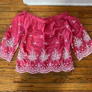 New York and Company off the shoulder blouse size small . New with tag